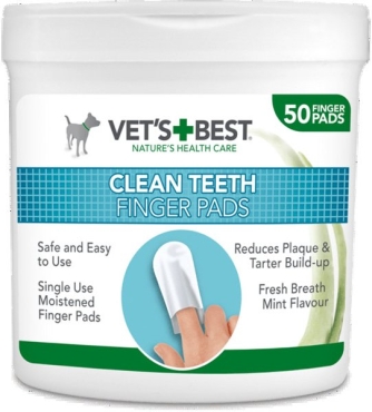 Салфетки для чистки зубов собак и кошек Vet's Best