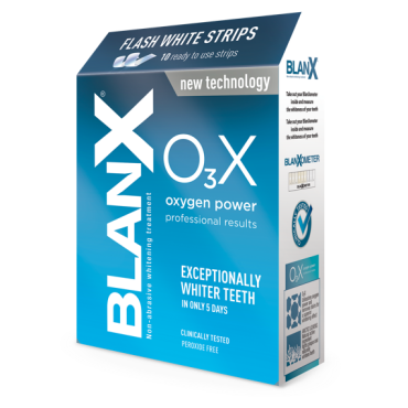 Отбеливающие полоски для зубов BlanX O3X