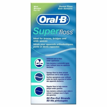 ORAL-B Superfloss kolmeosaline hambaniit