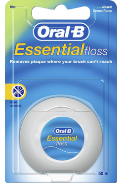 Вощеная зубная нить Oral-B Essential floss