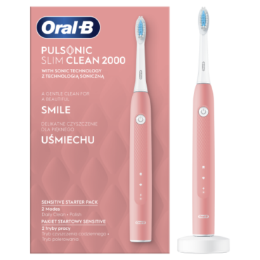 Oral-B Pulsonic Slim Clean 2000 Pink Sensitive elektriline hambahari