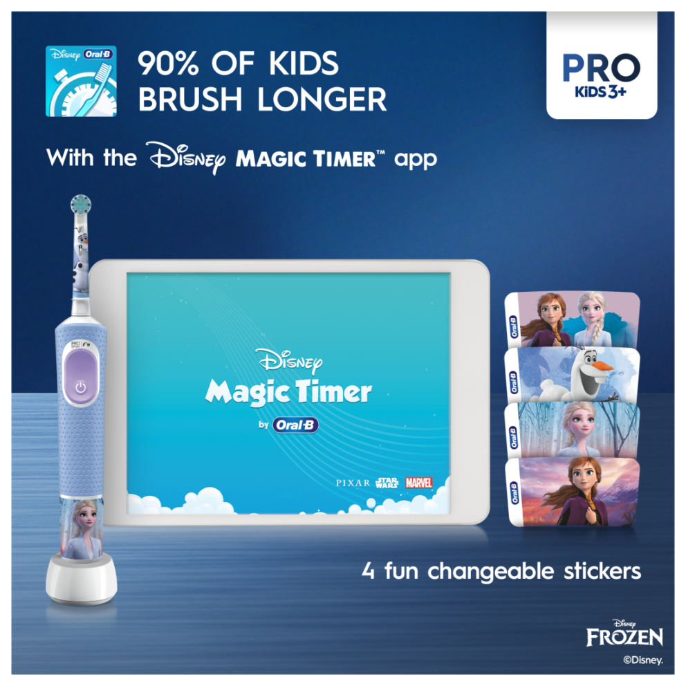 Oral B Vitality PRO Kids Frozen Электрическая зубная щетка для детей Oral-B Vitality 100 Frozen II