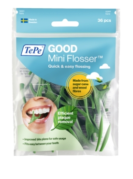 Зубная нить с держателем TePe Mini Flosser