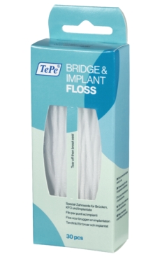 Зубная нить TePe Bridge and Implant Floss