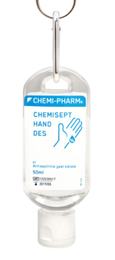 Антисептик Chemi-Pharm Chemisept Hand Des 50ml (+ прищепка с логотипом)