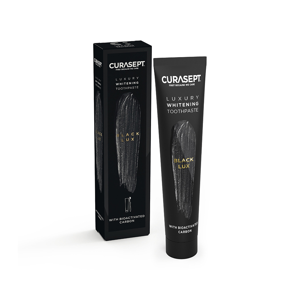 Отбеливающая зубная паста Curasept Black Luxury 75ml