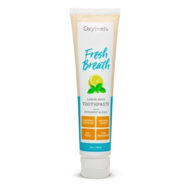 Oxyfresh Fresh Breath Lemon Mint безфтористая зубная паста