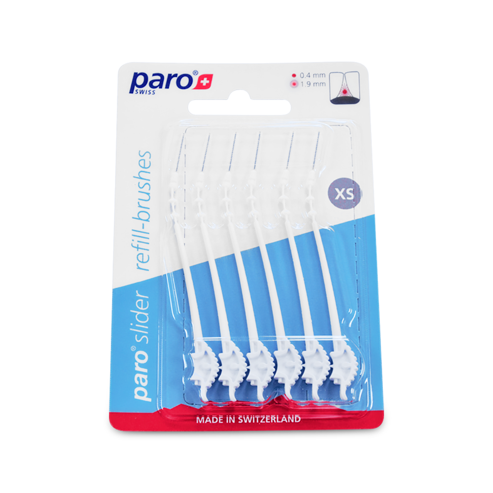 Запасные межзубные щётки Paro® Slider XS, 6 шт.